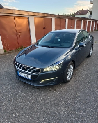 Peugeot 508 cena 44900 przebieg: 200000, rok produkcji 2015 z Gdańsk małe 497